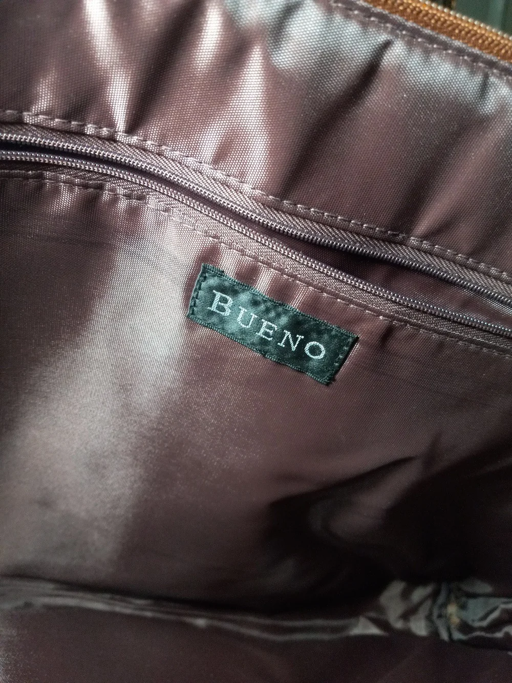 Bueno Tan Croc-Embossed Laptop Business Tote Shouldet Trap NWT
